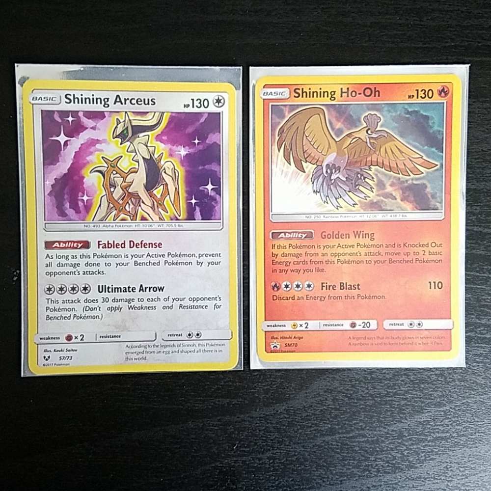 Pokemon shining cards